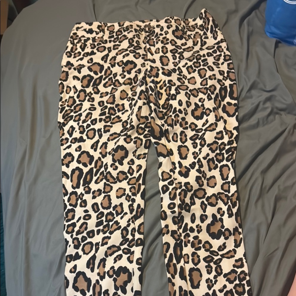 Chico's Leopard Print Ankle Pants
